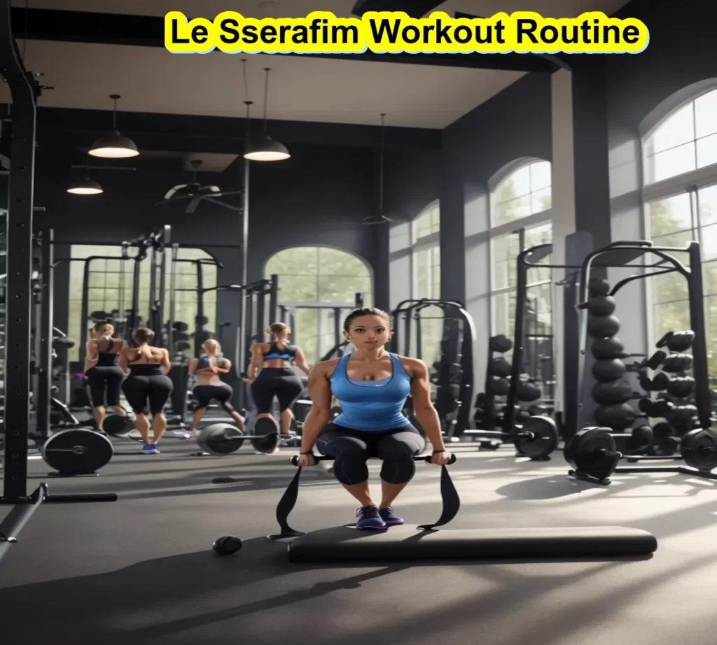 What are the key principles of the Le Sserafim workout?
