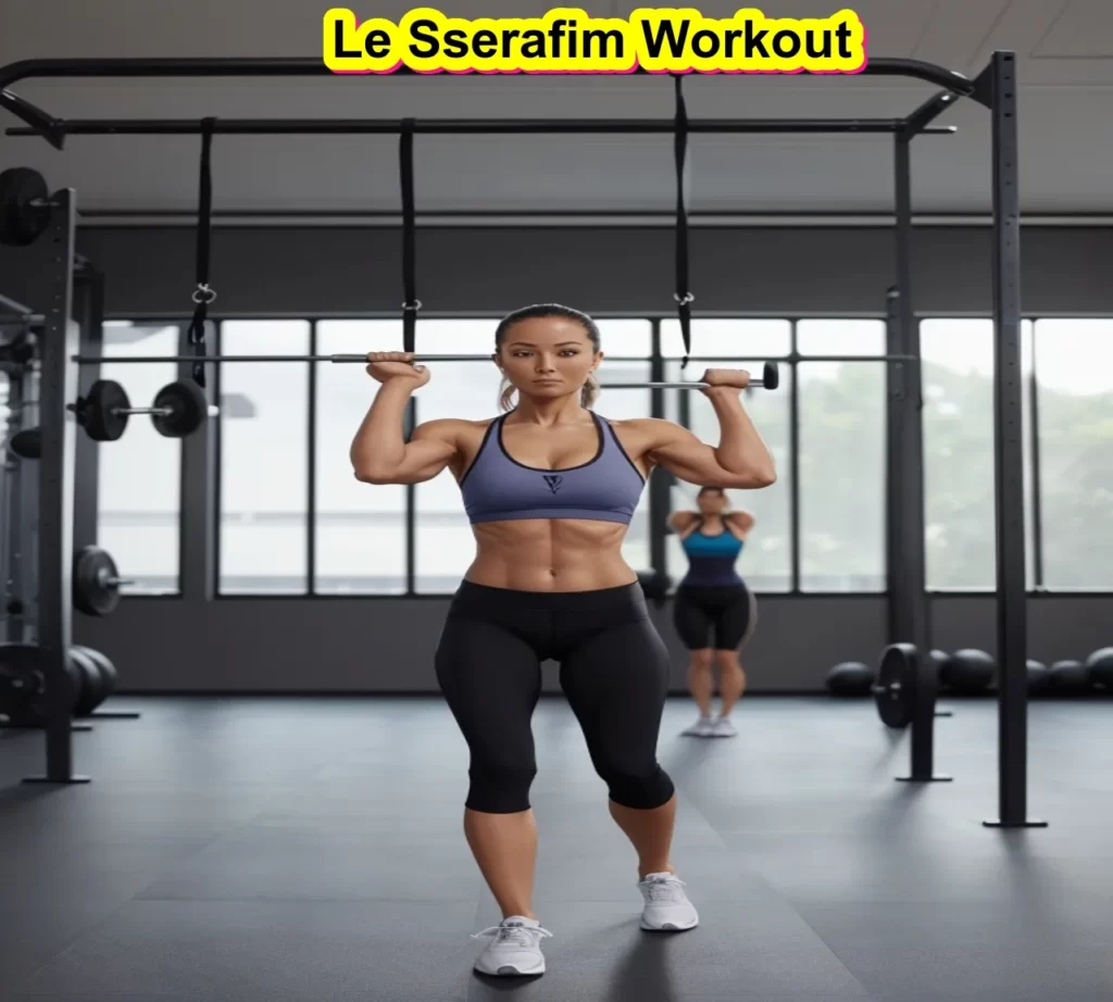What are the benefits of the Le Sserafim workout?